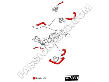 Kit durites k-jetronic - DO88 # 964 Turbo