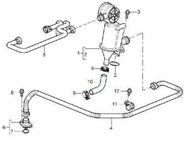 Flexible sous séparateur d´huile # 996 3.6 / 997 3.6 / 987