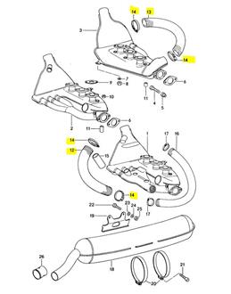 Kit retrofit pour 3.2L, chauffage type 911 F, pour SSI avec conservation de chauffage