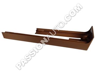 Cache rail siege droit - couleur cognac # Panamera 970 10-16