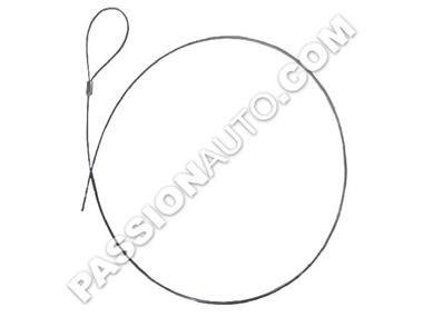 Cable de secours pour capot avant - arrière # 964 carrera 2/4 89-94 # 993 94-98 # 968 92-95 (uniquement avant)