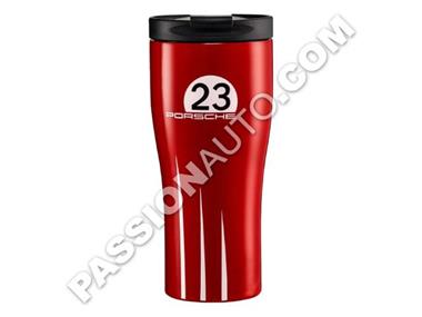 Mug thermos isotherme rouge 917 Salzburg - [Porsche Origine]