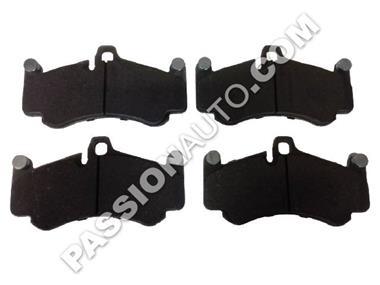 Plaquettes AVANT Brembo HP2000 # 997 biturbo 07-12 - GT3 07-09 - 996 GT2 01-05