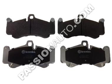 Plaquettes AVANT Brembo HP2000 # 997 biturbo 07-12 - GT3 07-09 - 996 GT2 01-05