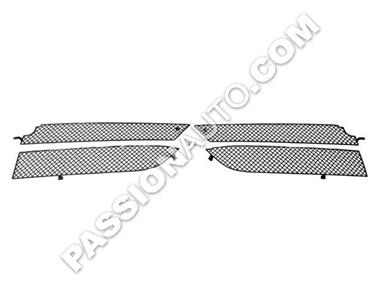 Grilles de protection noires - Kit latéral calandre pare-chocs AV # 992 Carrera (pare-chocs sport design) & GTS 18-