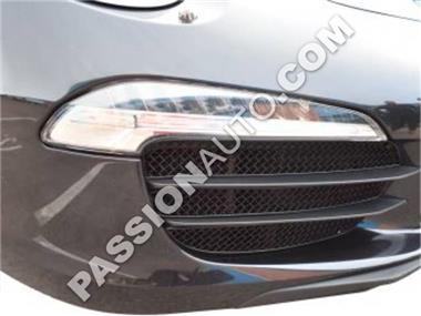 Grilles de protection noires - Kit latéral calandre pare-chocs AV # 991 C2S (sans capteurs stationnement) 11-15