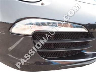 Grilles de protection noires - Kit latéral calandre pare-chocs AV # 991 C2S (sans capteurs stationnement) 11-15