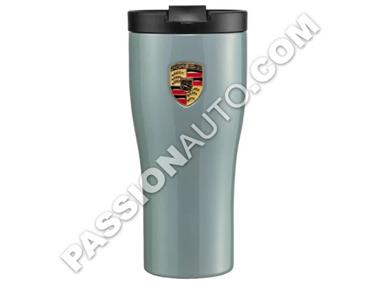 Mug thermos isotherme vert métallique - [Porsche Origine]