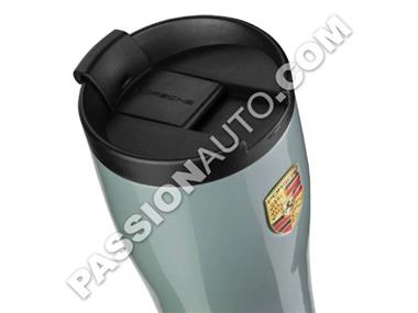 Mug thermos isotherme vert métallique - [Porsche Origine]
