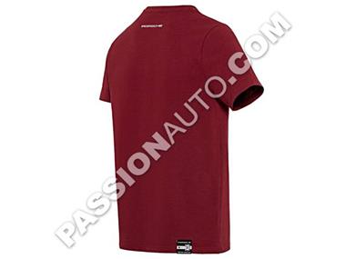 T-shirt Porsche homme rouge - L