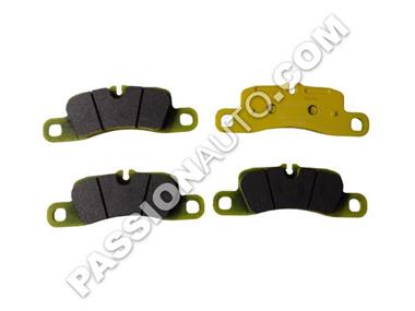 Plaquettes ARRIERE PAGID Jaune # Boxster 981 Spyder 16 - 982 GTS 4.0 16 - 991 c2-c4 15-