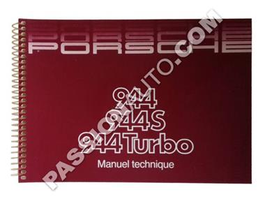 Manuel Utilisation en francais # 944 II 2.5 - 2.5s - turbo (220) 85-88