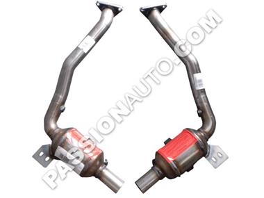 Boxster 986 2.7 - 3.2 99-05 Catalyseurs acier 400 cellules - la paire - gamme standard