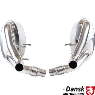 Kit silencieux sport inox poli - Super Sound # 997 05-08 (sauf GT2/GT3/Turbo) -DANSK-