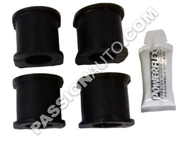 Silent-Bloc Barre Stab AV 22mm polyurethane BLACK SERIES (les 4) # 911 86-89
