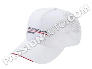 Casquette blanche motorsport fanwear [ Porsche Origine ]