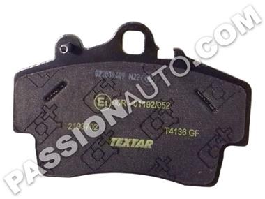 Plaquettes AV - textar # Boxster 986 2.5 - 2.7 Premium