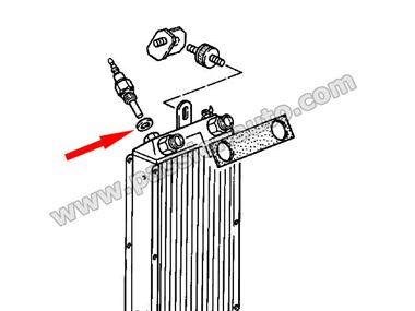 Joint etancheité remplissage boite - Tiptronic # 964-993