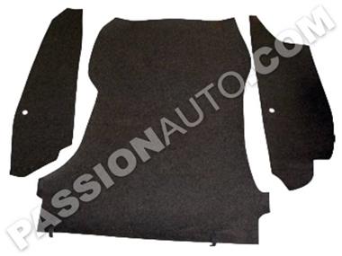 Jeu de moquette coffre AVANT - feutrine GRIS # 911 65-68