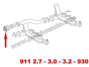 Joint de tube de liaison # Rond # 911 74-89