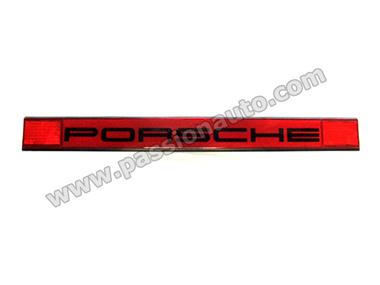 Bandeau entre-feux (porsche en noir) # 911 74-86 [Porsche Origine]