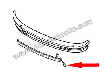 Vis pour fixation bandeau AVANT central # 911 74-89