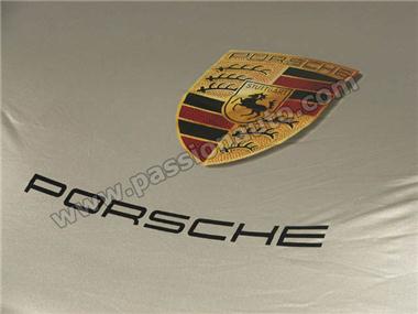 Housse Intérieure PORSCHE gris + logo # 911 sans aileron