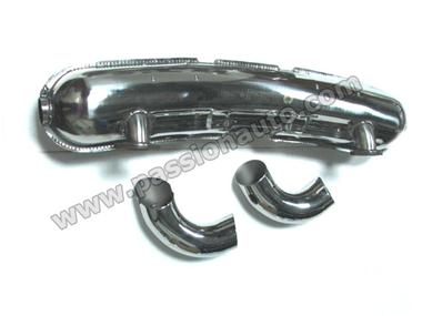 Ligne inox / SSI + 2 sorties 84mm à  souder # 911 84-89 -DANSK-