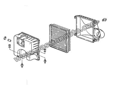 Boite à  air complete # 911 84-89