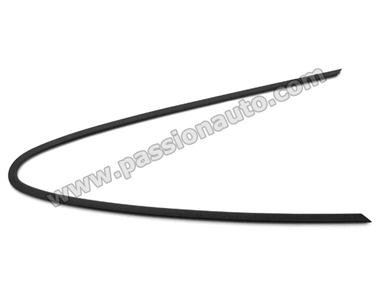 Moulure NOIRE haut+bas (arriere) custode - Gauche # 911 80-94