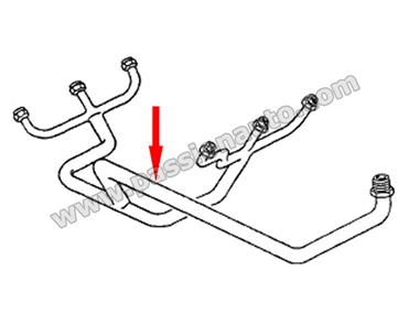 Conduite d´injection d´air # 930 78-89