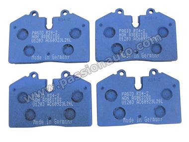 Plaquettes AR Pagid Bleue # 928 s4-gt-gts