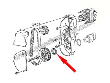 Joint spi de pompe direction assistée # 964-965-993