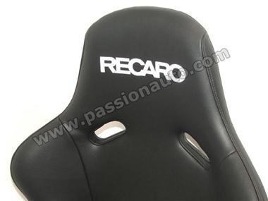 Baquet Recaro pole position simili noir/ daim noir