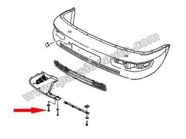 Vis B 4.2 x 16 pour fixation spoiler inférieur # 964