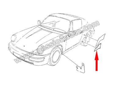 Pare-pierres transparent G (bas) # 964-965