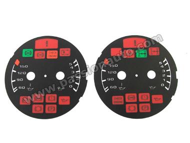 Fonds de compteur NOIR # 965-993turbo