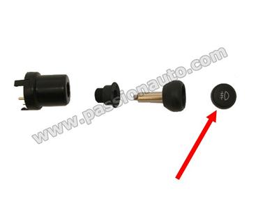 bouton Antibrouillard ARRIERE - Capuchon symbole # 911 78-94