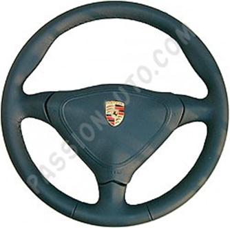 Volant cuir 3 branches avec airbag cuir # 993