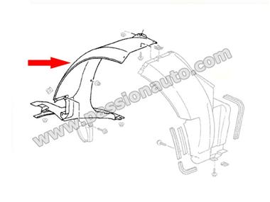 Garde boue AVD - derriere la roue # toutes 993