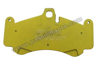 Plaquettes AVANT Pagid Jaune # 997 GT3 07-09
