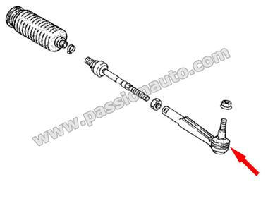 Rotule de direction # 996 - 997 - Boxster - Cayman STANDARD