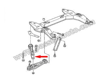 Bras inférieur oscillant ARRIERE G/D # 996 98-05