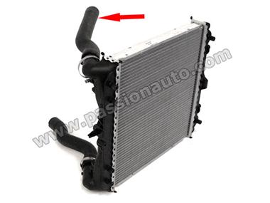 Durite d´eau en haut (aller) du radiateur AVG # 996 bvm6 (sf 4s-tbo)