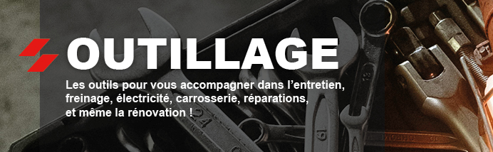 Les outlis pour vous accompagner dans l'entretien, freinage, électricité, carrosserie, réparation, et même rénovation